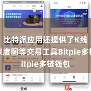 比特派应用还提供了K线图和深度图等交易工具Bitpie多链钱包