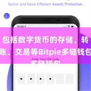 包括数字货币的存储、转账、交易等Bitpie多链钱包