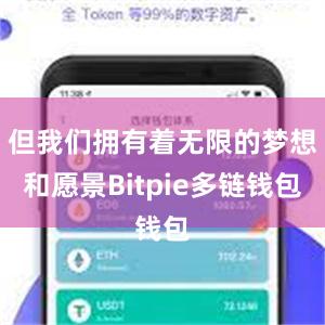 但我们拥有着无限的梦想和愿景Bitpie多链钱包